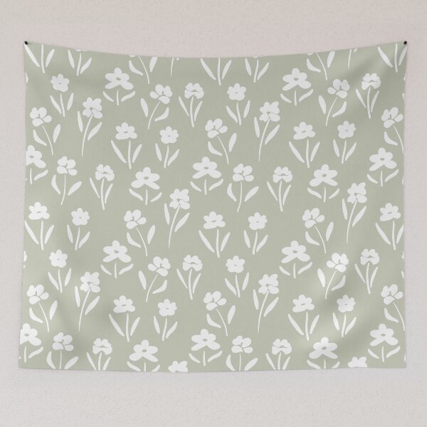 Item preview, Serene Wildflower - sage designed and sold by Willow & Grace Designs.