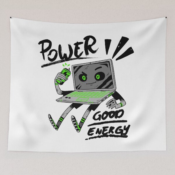 Item preview, POWER GOOD ENERGY designed and sold by stickersrafisa.