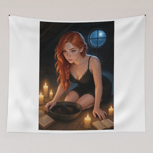 Item preview, Rowan Fletcher kneeling witching hour   designed and sold by CathryneDelamort.
