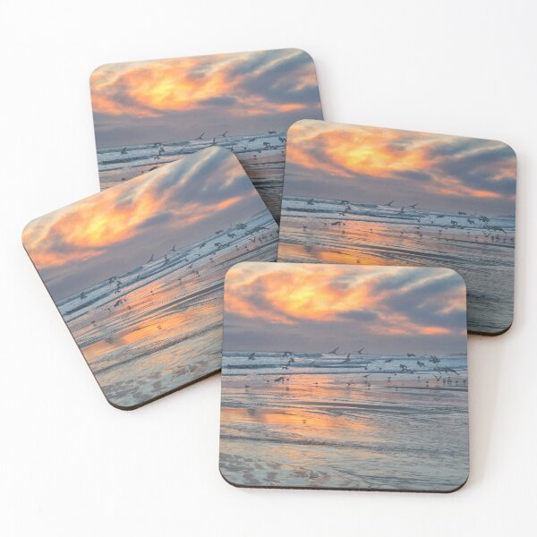 Item preview, Seabirds at sunrise on the Northumberland coast - Panorama designed and sold by Violaman.
