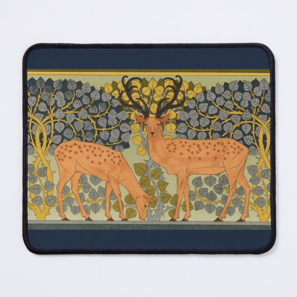 Item preview, Maurice Pillard Verneuil Stags and Does designed and sold by HiddenWalnuts.