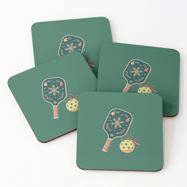 Item preview, Merry Christmas Pickleball Ball Xmas designed and sold by Prints-by-Olaf.