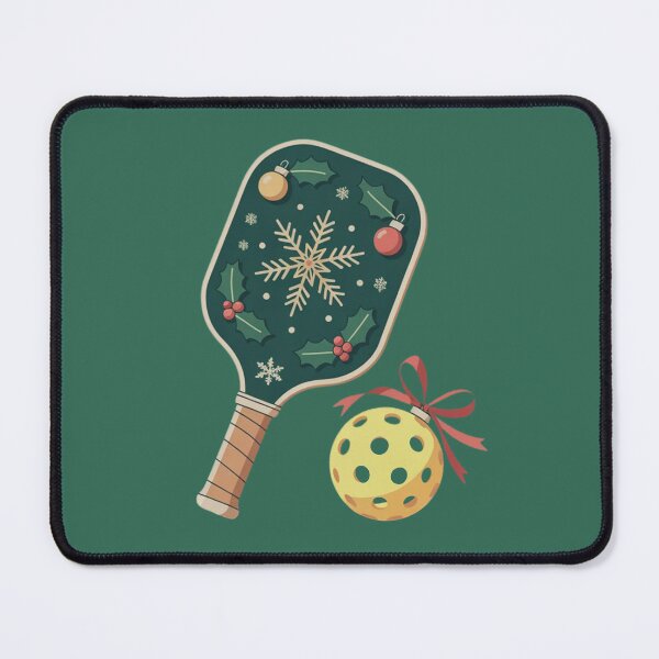 Item preview, Merry Christmas Pickleball Ball Xmas designed and sold by Prints-by-Olaf.