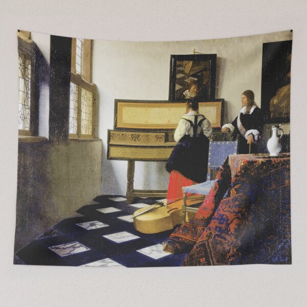 Item preview, HD The Music Lesson,  by Johannes Vermeer designed and sold by MINDTHECHERRY.
