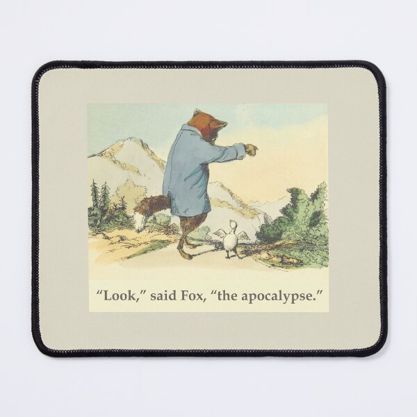 Item preview, Fox and Chicken - Apocalypse designed and sold by helengarvey.