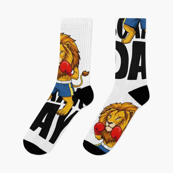 Item preview, A LION WHO DOES SPORTS BOXING designed and sold by infinitearte.