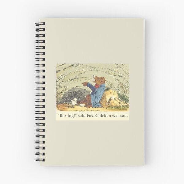 Item preview, Fox and Chicken - Boring designed and sold by helengarvey.