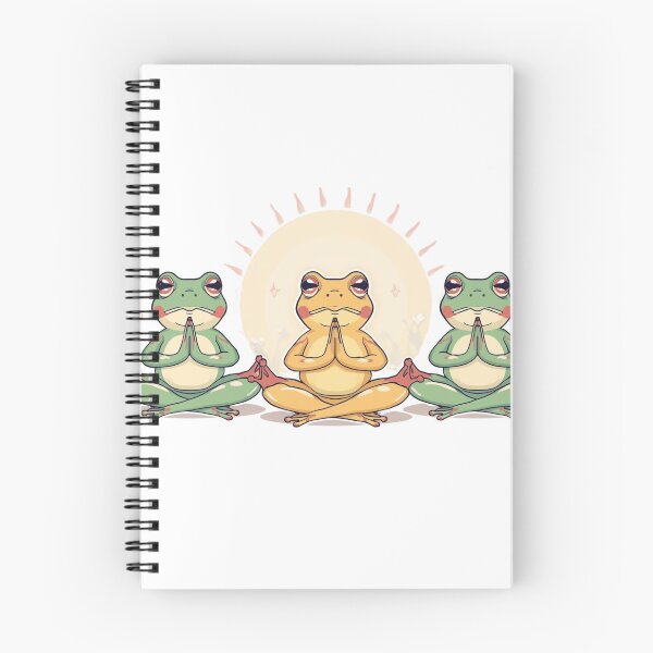Item preview, Zen Yoga Frogs – Cute Meditation Design designed and sold by SmartNeoZenUIXR.
