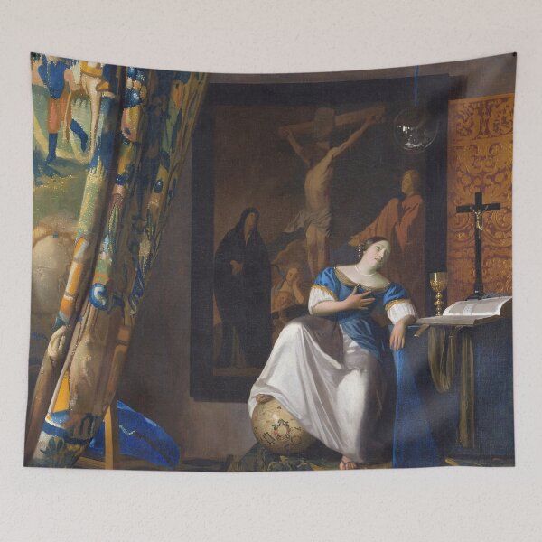 Item preview, HD The Allegory of the Faith, by Johannes Vermeer HIGH DEFINITION designed and sold by MINDTHECHERRY.