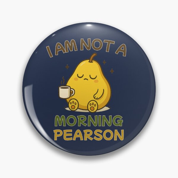 Item preview, “I Am Not a Morning Pearson – Cute Sleepy Pear Coffee Pun Design” designed and sold by RokaWorld.