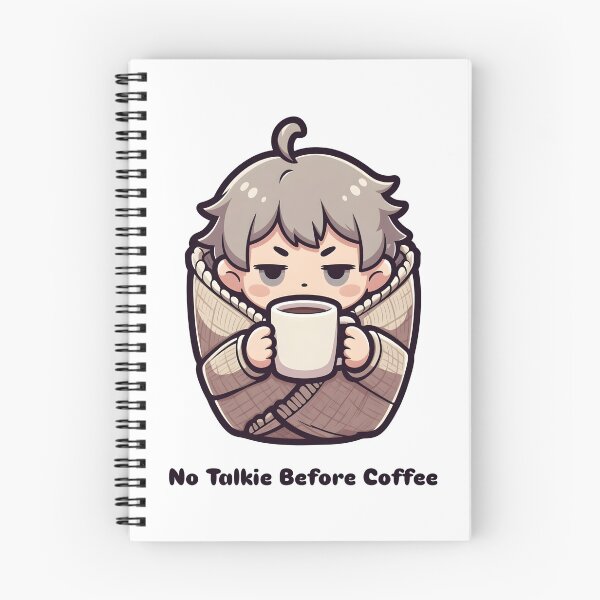 Item preview, No Talkie Before Coffee designed and sold by SignumShop.