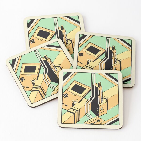 Item preview, Retro Electronics in Isometric Harmony designed and sold by TAWN ILLUSTRATIONS.