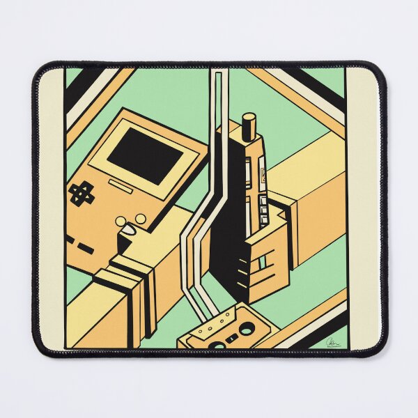 Item preview, Retro Electronics in Isometric Harmony designed and sold by TAWN ILLUSTRATIONS.