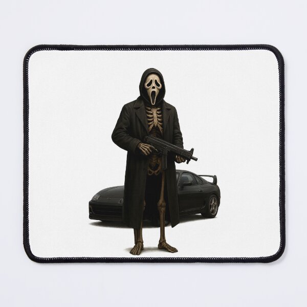 Item preview, Ghostface Skeleton with Supra — Gothic Streetwear Art designed and sold by FUIRY .