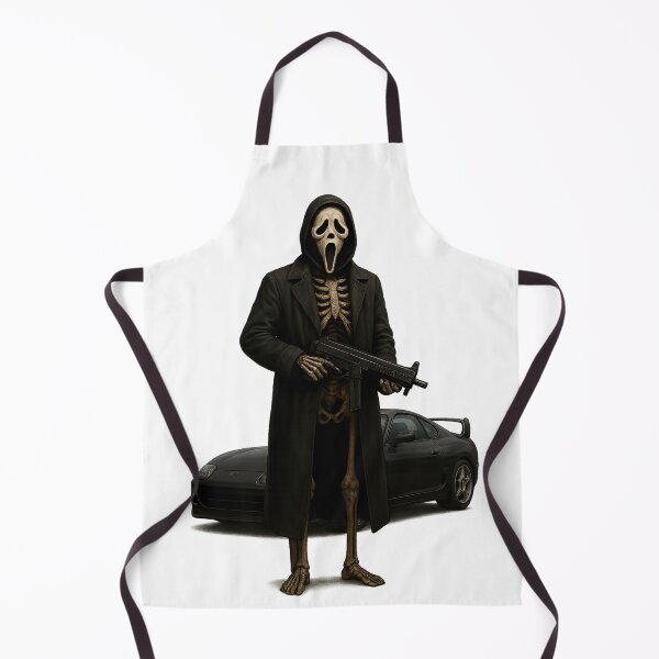 Item preview, Ghostface Skeleton with Supra — Gothic Streetwear Art designed and sold by FUIRY .
