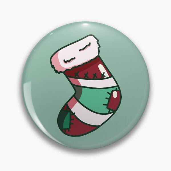 Item preview, Cozy Hand-Drawn Christmas Stocking Illustration – Patchwork Holiday Art designed and sold by Cuuut.design.