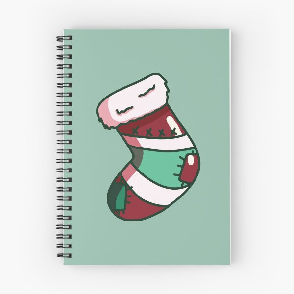 Item preview, Cozy Hand-Drawn Christmas Stocking Illustration – Patchwork Holiday Art designed and sold by Cuuut.design.