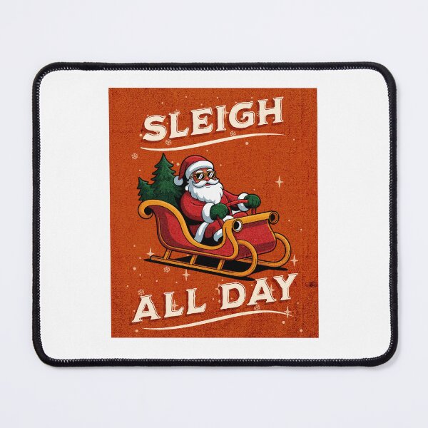 Item preview, Sleigh All Day – Cool Santa Retro Christmas Design designed and sold by RomeoSketches.