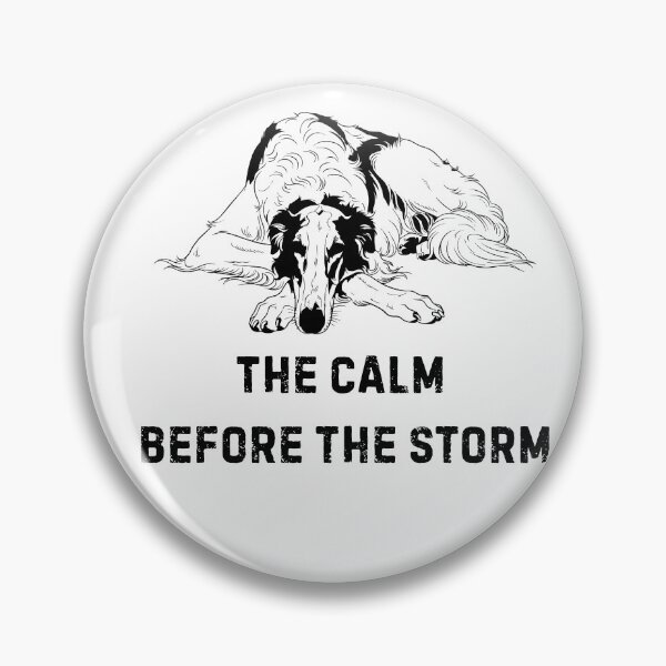 Item preview, The Calm Before the Storm – Borzoi Nap to Zoomies Humor designed and sold by Panoramax.