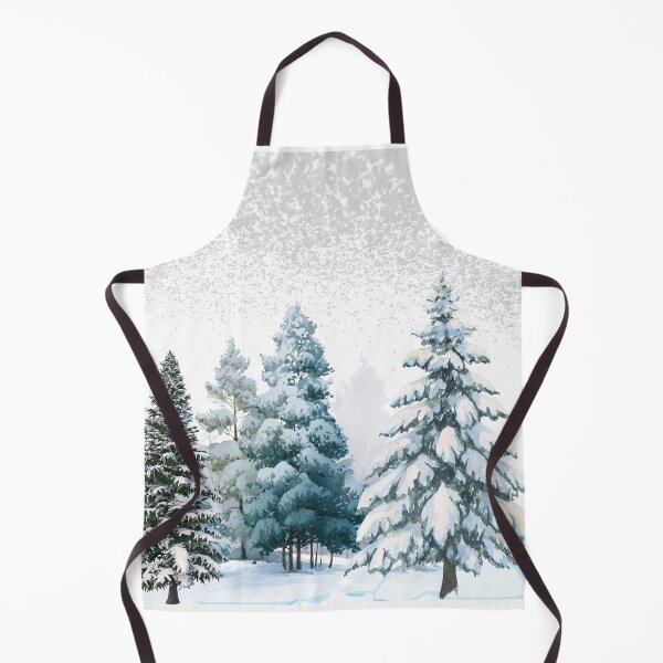 Item preview, Winter Snowy Mountain Landscape | Minimal Winter Forest Illustration designed and sold by Quitecorner.