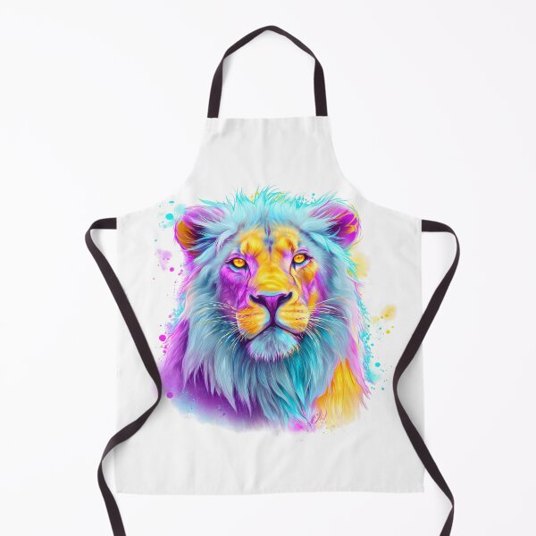Item preview, Vibrant Neon Lion Portrait designed and sold by DuncanMaxStar .