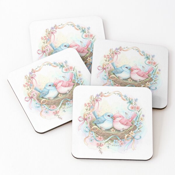 Item preview, Lovebirds designed and sold by MeadowPixieArts.