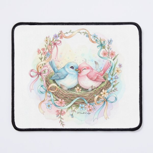 Item preview, Lovebirds designed and sold by MeadowPixieArts.