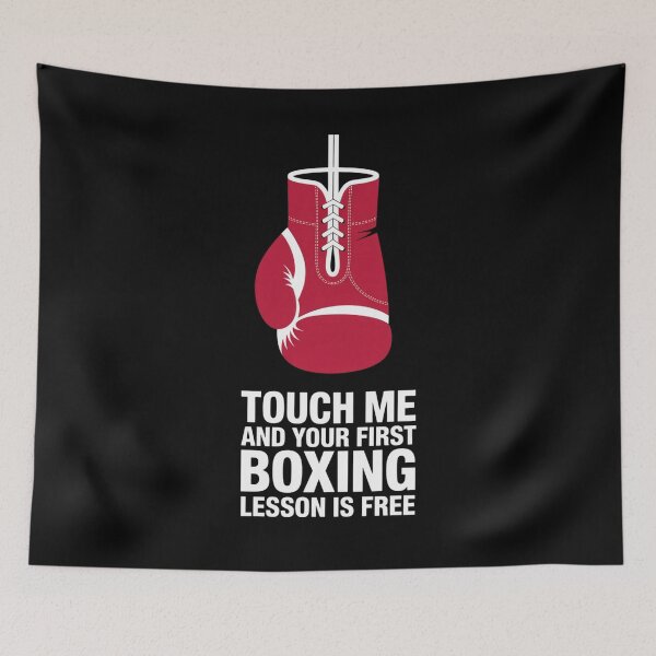 Item preview, Touch Me And Your First Boxing Lesson Is Free, Boxing Lover, Combat Sports designed and sold by Gogetgiggles.