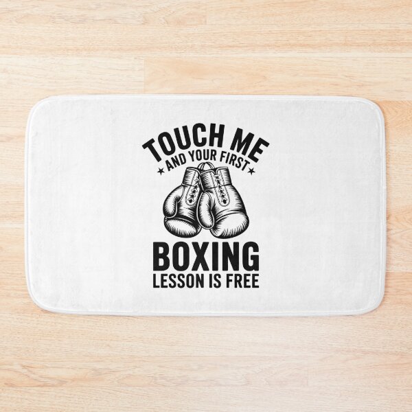 Item preview, Touch Me And Your First Boxing Lesson Is Free, Boxing Lover, Combat Sports designed and sold by Gogetgiggles.