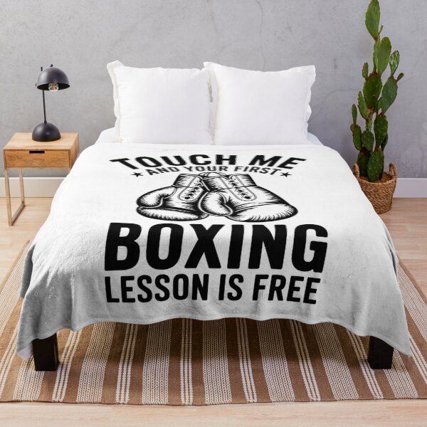 Item preview, Touch Me And Your First Boxing Lesson Is Free, Boxing Lover, Combat Sports designed and sold by Gogetgiggles.