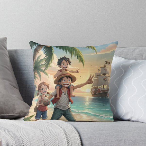 Item preview, Sunset Pirate Crew Luffy designed and sold by Krfto.