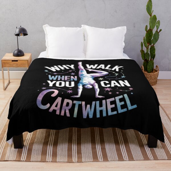 Item preview, Why Walk When You Can Cartwheel, Gymnastics Motivation, Fitness designed and sold by Gogetgiggles.