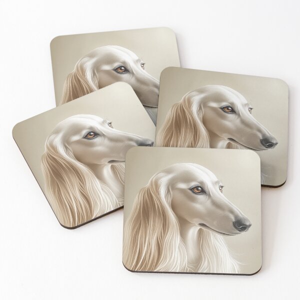 Item preview, Elegant Afghan Hound Portrait designed and sold by PetsArt.
