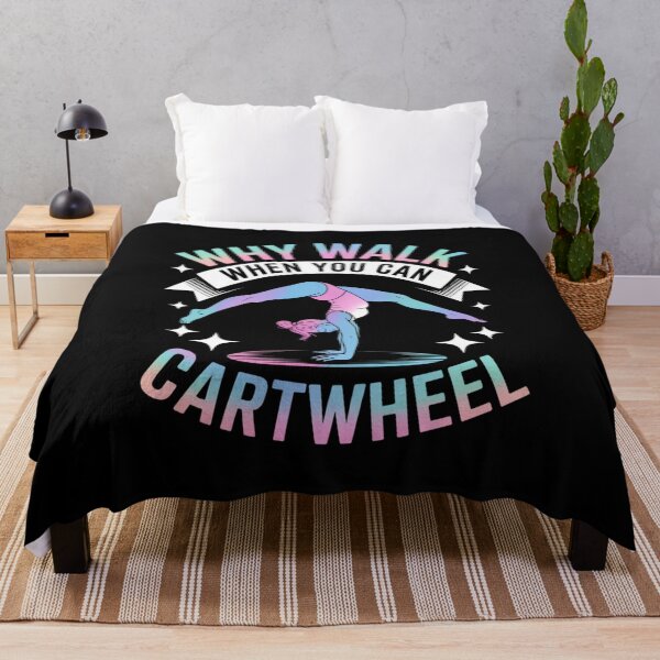 Item preview, Why Walk When You Can Cartwheel, Gymnastics Motivation, Fitness designed and sold by Gogetgiggles.