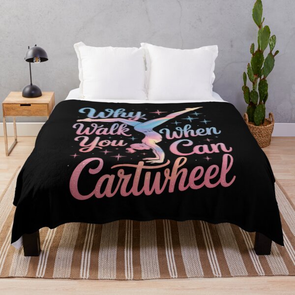 Item preview, Why Walk When You Can Cartwheel, Gymnastics Motivation, Fitness designed and sold by Gogetgiggles.