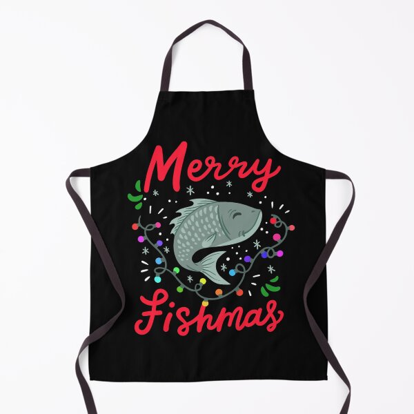 Item preview, Merry Fishmas: Funny Fishing Christmas Design designed and sold by ChaaiTee.