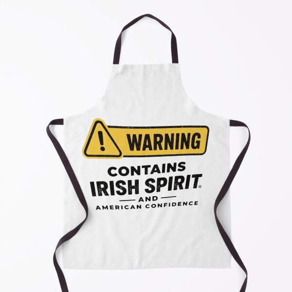 Item preview, Warning: Contains Irish Spirit and American Confidence – Vintage Distressed Typography Design designed and sold by MayoToManhattan.