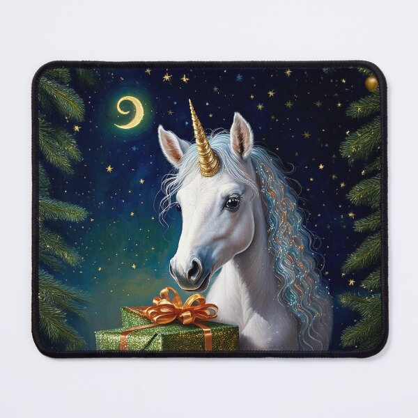 Item preview, Pastel Baby Unicorn Christmas Eve designed and sold by JHonaker.