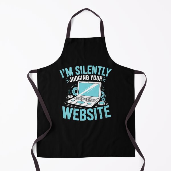 Item preview, I'm Silently Judging Your Website, Web Design Humor designed and sold by Gogetgiggles.