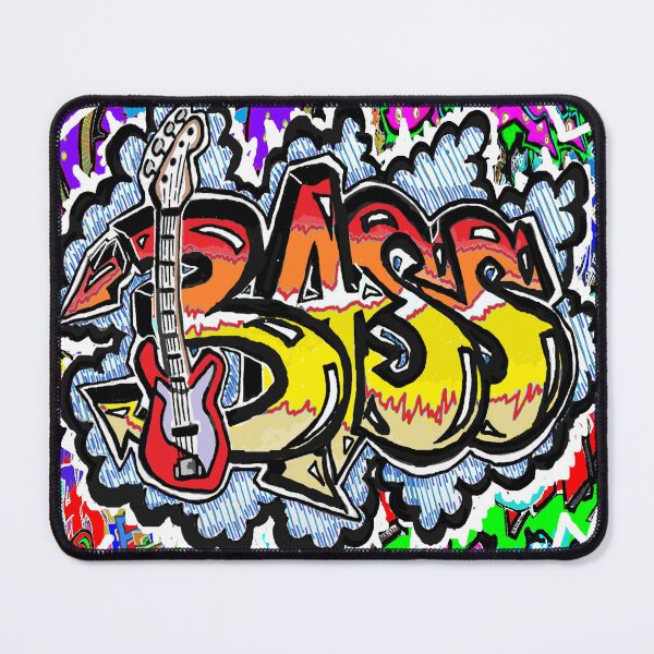 Item preview, Bass Graffiti style 1234 art  designed and sold by LowEndGraphics.