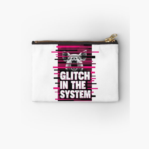 Item preview, Glitch in the System Piggy | Quiet Piggy Viral Meme Glitch Art Subversion designed and sold by damelinen.