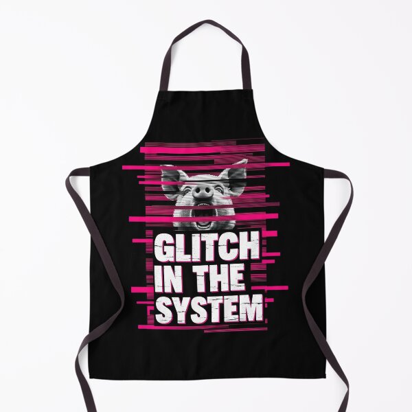Item preview, Glitch in the System Piggy | Quiet Piggy Viral Meme Glitch Art Subversion designed and sold by damelinen.