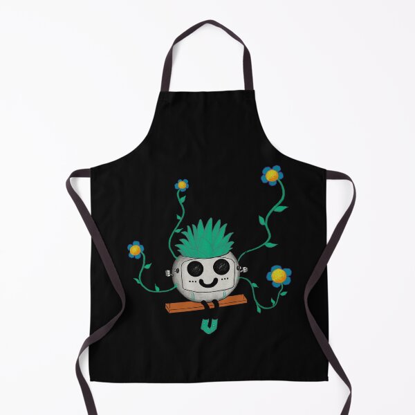 Item preview, Cute robot with flowers designed and sold by Catherine Elliott Art.