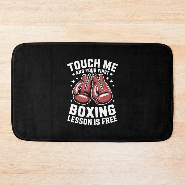 Item preview, Touch Me and Your First Boxing Lesson is Free Fun Boxing Design designed and sold by Gogetgiggles.