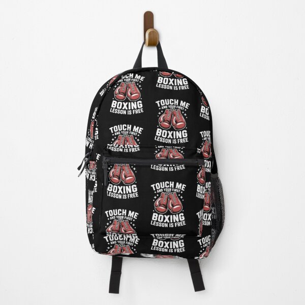 Item preview, Touch Me and Your First Boxing Lesson is Free Fun Boxing Design designed and sold by Gogetgiggles.