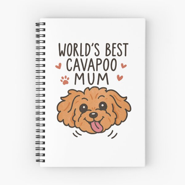 Aperçu de l'œuvre La meilleure maman Cavapoo du monde créée et vendue par Dylans Designs.