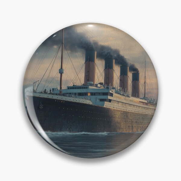 Item preview, RMS Titanic Ocean Liner at Sea (Historic Maritime Art) designed and sold by ArgentoArt.