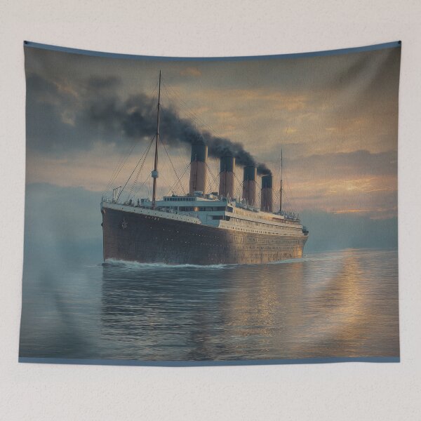 Item preview, RMS Titanic Ocean Liner at Sea (Historic Maritime Art) designed and sold by ArgentoArt.
