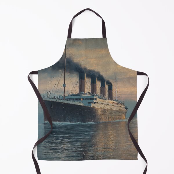 Item preview, RMS Titanic Ocean Liner at Sea (Historic Maritime Art) designed and sold by ArgentoArt.