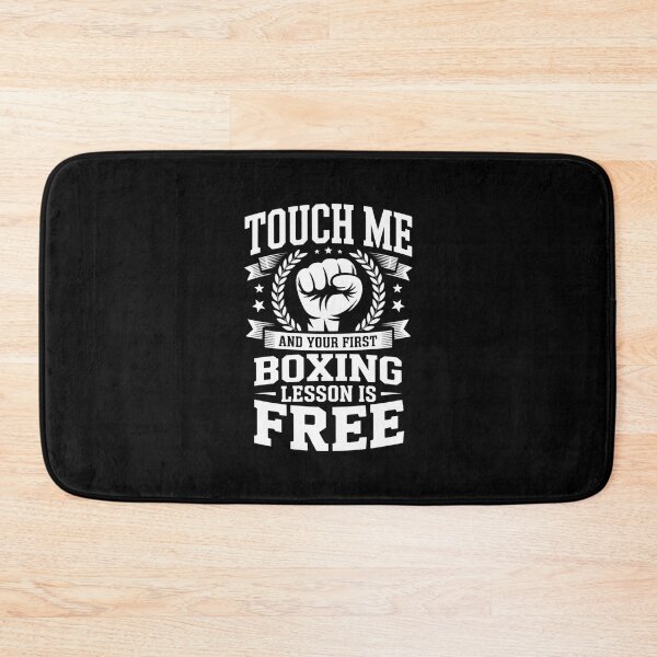 Item preview, Touch Me and Your First Boxing Lesson is Free Fun Boxing Design designed and sold by Gogetgiggles.